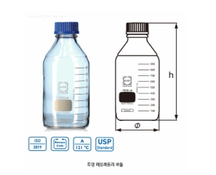 DURAN® GL25~45 광구 랩바틀/메디아병