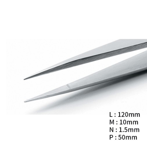 RU-1-AXAL 고정밀 내부식성 트위저, Rubis®, AXAL Superior Tweezers