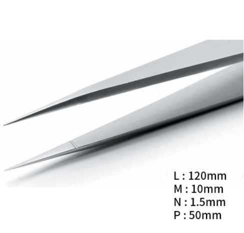 RU-3-AXAL 고정밀 내부식성 트위저, Rubis®, AXAL Superior Tweezers