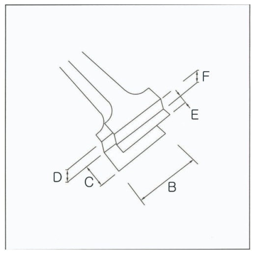 RU-SS-AXAL 고정밀 내부식성 트위저, Rubis®, AXAL Superior Tweezers