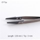 ID-269CF-SA CF 팁 트위저, Ideal-Tek® ESD Carbofib Tip Tweezer