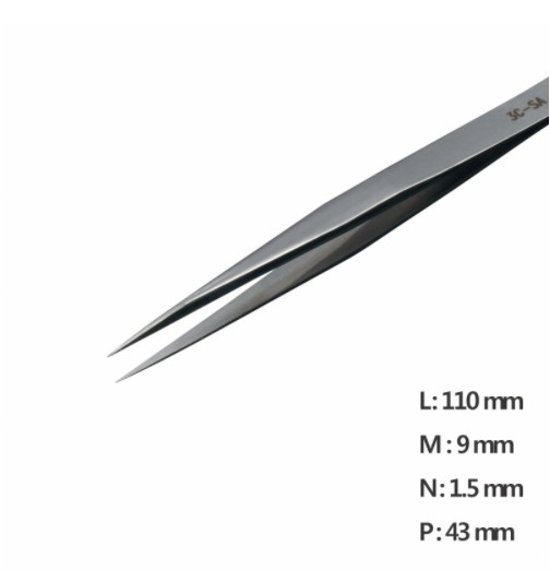 RU-3C-SA 고정밀 트위저 ,Rubis® Fine Straight Pointed Tweezer
