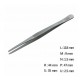 RU-321-SA 고정밀 트위저 Rubis® Round Tip Tweezer