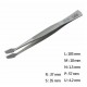 RU-325-SA 고정밀 트위저 Rubis® Round Tip Tweezer