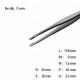 RU-577-SA, 고정밀 트위저 Rubis® SMD Tweezer