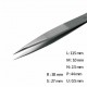 RU-00B-SA 정밀 트위저 Sturdy, Strong Pointed Tweezer