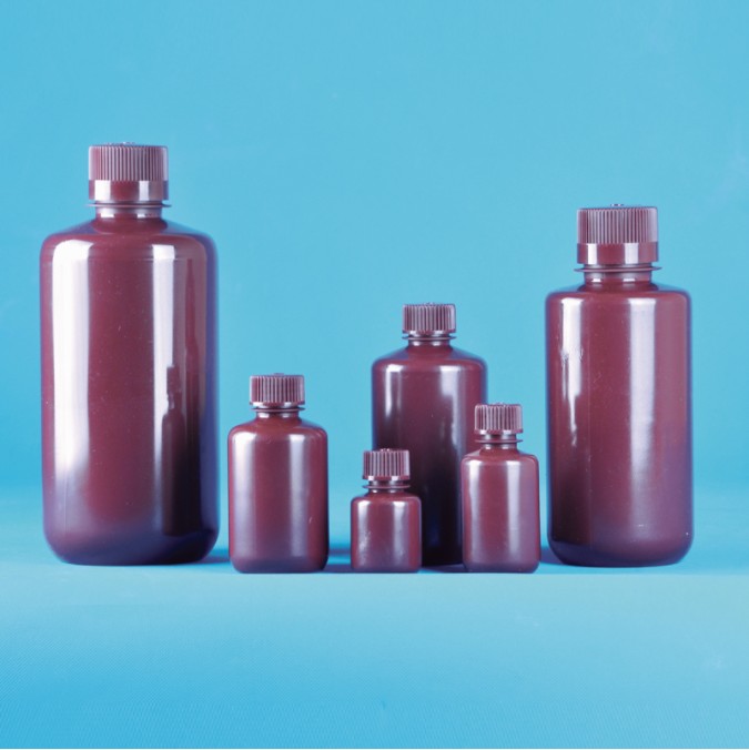 갈색 HDPE 세구병 Amber Narrow-Mouth Bottle, HDPE