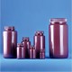 갈색 HDPE 광구병 Amber Wide Mouth Bottle, HDPE