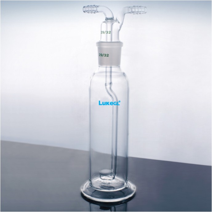 필터 부착형 가스 세척병, LukeGL® Gas Washing Bottle with Glass Filter