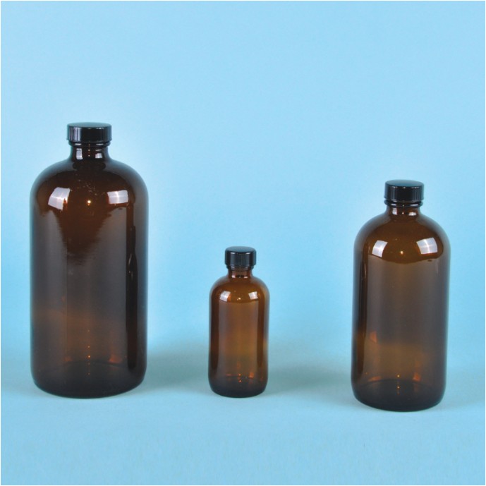 세구병, with PE Cone Lined Cap Glass Narrow Neck Bottle