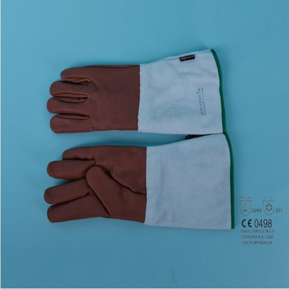 초저온용 가죽 장갑 / 액화질소용 가죽장갑, 중작업용 Leather Cryo Glove, Cryo-HD