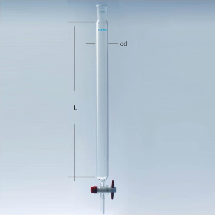 크로마토그래피 컬럼, PTFE 콕크, LukeGL® Chromatography Column