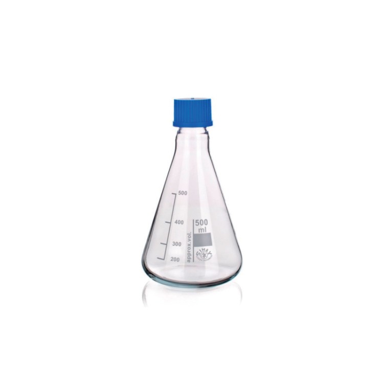 스크류 캡 삼각 플라스크 Simax® Erlenmeyer Flask with Screwcap