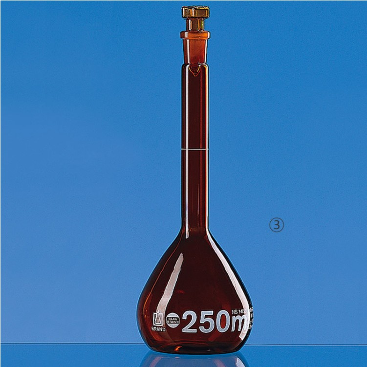 메스 용량 플라스크, Batch 보증서 포함 Volumetric Flask, Class A,