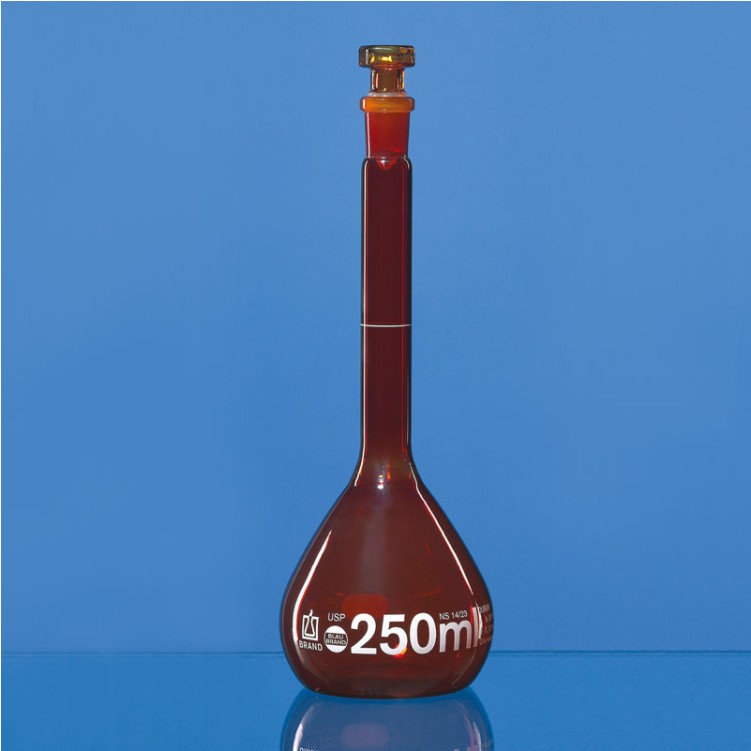 메스 용량 플라스크, USP Grade 보증서 포함 Volumetric Flask, USP Class