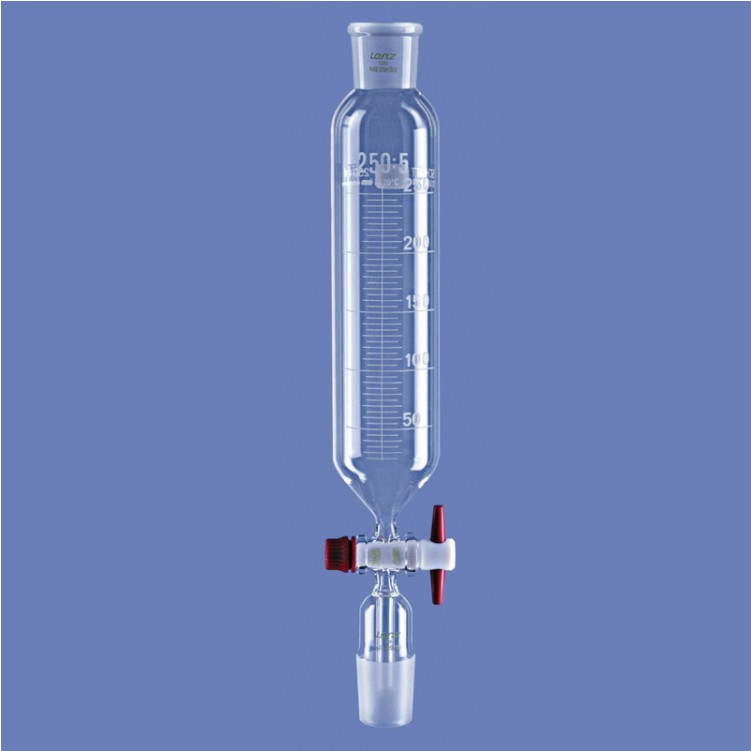 드로핑 깔때기, 하부 죠인트 부착형, 24 / 40 상부 Stopper Dropping Funnel with Bottom Joint, LukeGL®