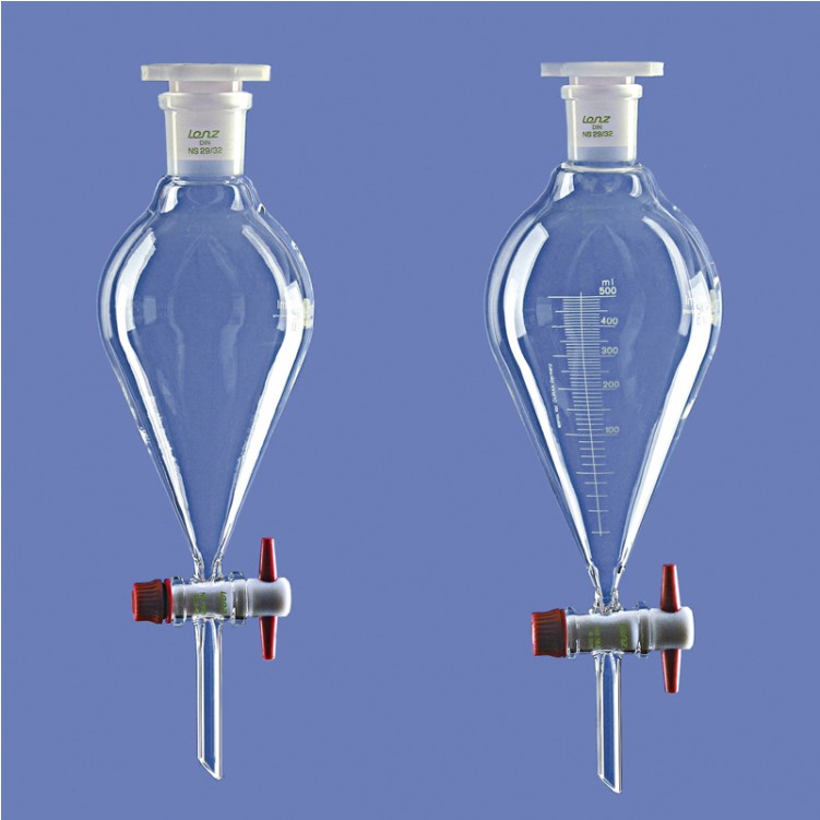 표준형 분액깔때기 Separatory Funnel, Conical Type, Len