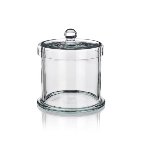 유리 스페시멘 쟈 Glass Specimen Jar with Cover, Simax
