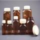 Amber Square Bottles-Polyethylene terephthalate(PET 갈색 사각 샘플병)