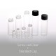 투명 바이알 Screw Vial Clear, Rubber Cap