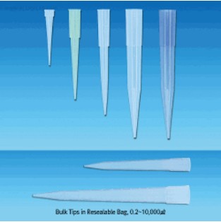 정밀 피펫터 팁 Pipettor Tip, with Precise Graduation DNase·RNase·Pyrogen-Free, 0.2~10,000㎕With Bulk·Rack·Sterile Rack·Refill Pack-type, Normal-grade