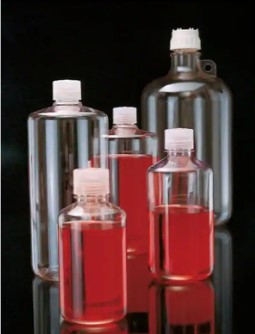 Nalgene™ Narrow-Mouth Polycarbonate Bottles with Closure