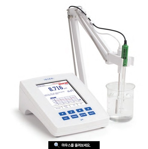 탁상용 pH Meter pH/EC/mV 측정기 0.001pH HI 5221