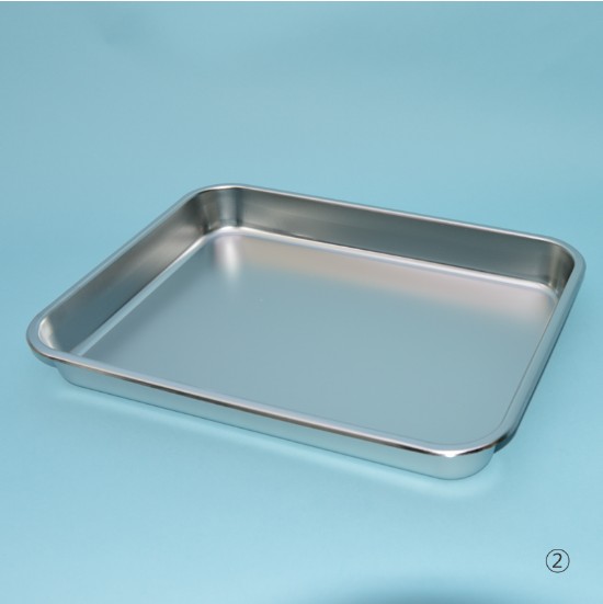 스테인레스 사각 트레이 Instrument Tray, Stainless Steel