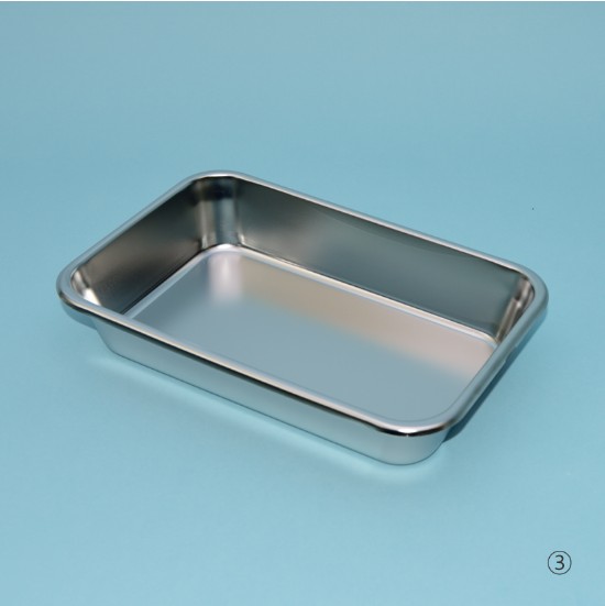 스테인레스 사각 트레이 Instrument Tray, Stainless Steel