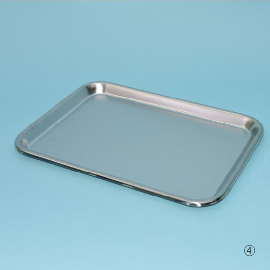 스테인레스 사각 트레이 Instrument Tray, Stainless Steel