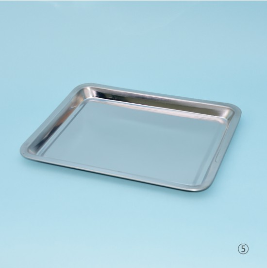 스테인레스 사각 트레이 Instrument Tray, Stainless Steel