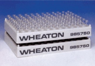 36~96 홀 바이알 랙 PP White-gray Vial Rack Wheaton®