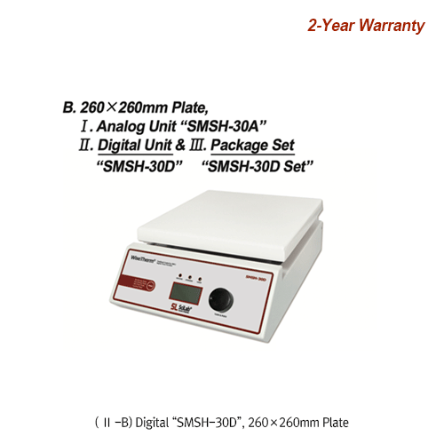 아날로그&디지털 가열 자력교반기 380°C Standard Analog & Digital Hotplate Stirrer