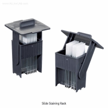 슬라이드 스태이닝용 랙 쟈 TM Slide Staining Rack Jar for 12 Slide