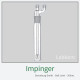 볼조인트 부착형 그린버그 스미스형 임핀저 Impinger Boro3.3 500ml 29/15
